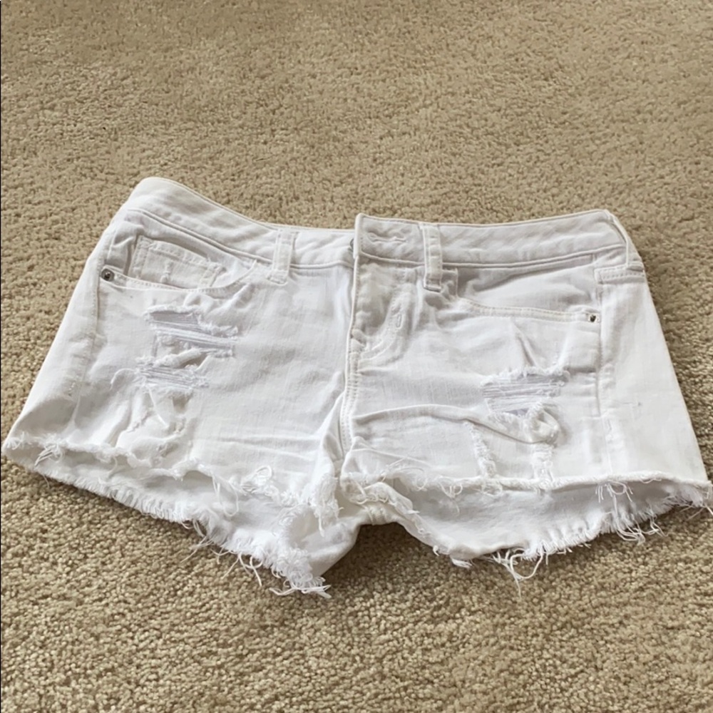Express White Shorts